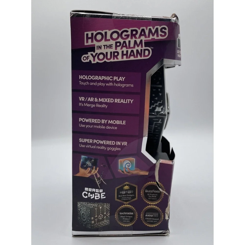 New Merge Cube Hold Holograms in Your Hand Virtual Game Toy for IOS Android